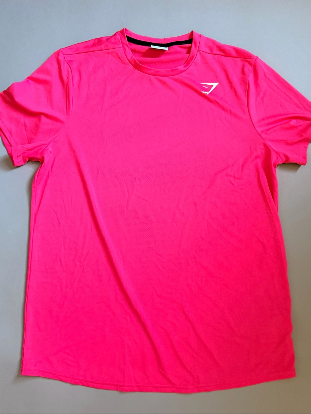 Gymshark Men's Performance Tee in Bright Pink